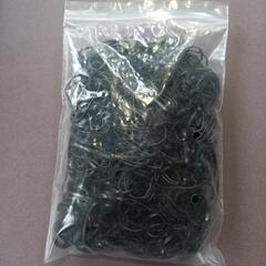 ヘアゴム500pc 使い捨て ゴムバンド