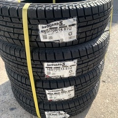新品スタッドレス、ヨコハマ 国産 アイスガード IG50+ 165/70R14 81Q 4本の画像