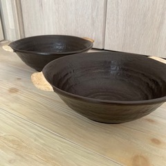 取引者決まりました　直火OKどんぶり　2点