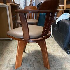 回転 ダイニングチェア ロータイプ　※倉庫商品の画像