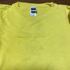 黄色　長袖トレーナーの画像