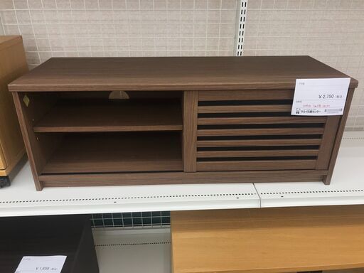 ★ジモティ割あり★  TV台 茶 H36×W96×D34 クリーニング済み KJ3729