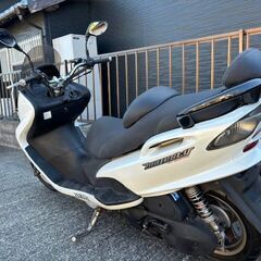 すぐ乗れます！動画あり　バーハンドル　ローダウンカスタム　マジェスティー１２５Fi インジェクション YAMAHA Majesty125館山 平砂浦 南房総 木更津 君津 富津 袖ヶ浦 川崎の画像