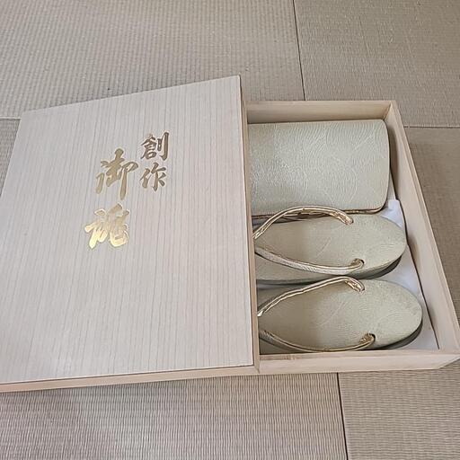 着物の草履、バッグセット