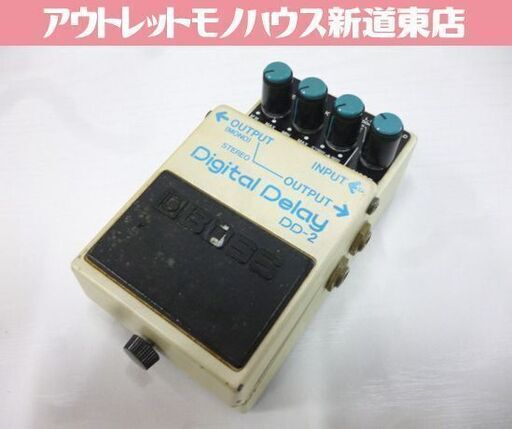 BOSS DD-2 デジタルディレイ シリアルナンバー380100 日本製 ACアダプター無し エフェクター ディレイ ボス 札幌市東区 新道東店