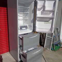 HITACHI 日立 315L 3ドア 冷凍冷蔵庫 R-K320EV(S) 中古