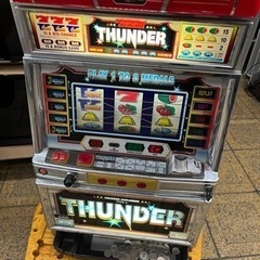 サンダー パチスロ実機 スロット実機 レトロ THUNDER ドアキー&コイン50枚