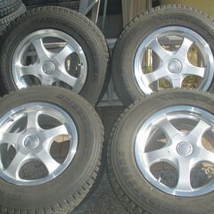 BS製スタッドレスDM-Z2 215/70R16　BS製アルミホイールRAGTIME-TS5　4本セット！RAV4に履いてました！