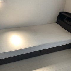 大塚家具 シングルベッドフレーム エリート2 引出２杯付 ダーク...