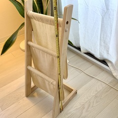 最終値下げ✨【状態良】おしゃれ♩ 布製ブックシェルフの画像