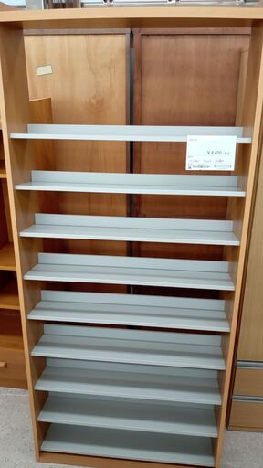 ★ジモティ割あり★  CDラック ナチュラル H180×D22×W80 クリーニング済み TJ3046