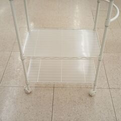 ★ジモティ割あり★  キッチンワゴン ナチュラル H81×D34...