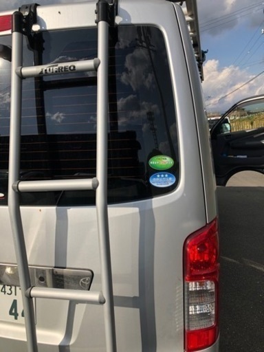 キャラバンルーフキャリア　リヤゲ-トはしご2点