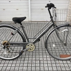 【27インチ自転車】6段変速　LEDオートライト付　BAA認定車...