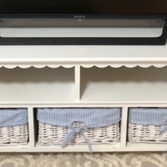 テレビボード フレンチカントリー ホワイト