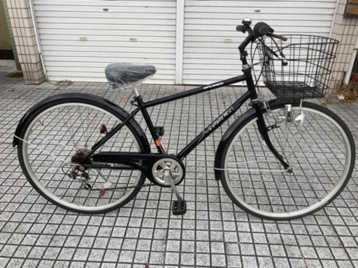 【27インチ自転車】6段変速　リヤタイヤ、チェーン、サドル新品❗️若林自転車　浜大津　SALE中❗️