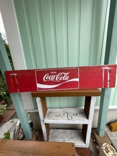 コカコーラ　ベンチの背板　ビンテージ