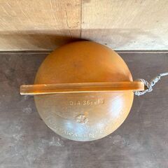 オレンジの丸ブイ 36cm 船舶用品のウキの画像