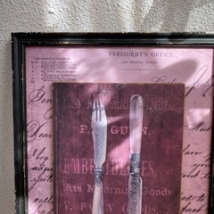 cafeや店舗にオススメ　木製インテリアポスターの画像