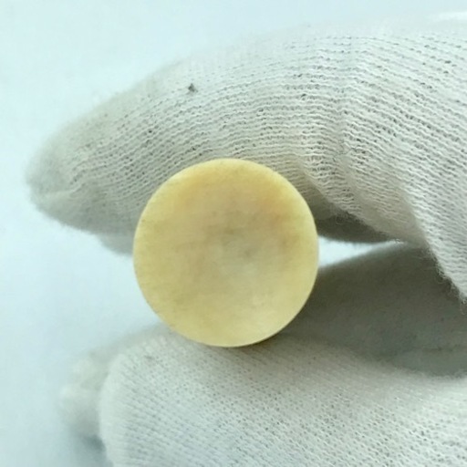 m1128502 鯨歯印材 印鑑 鯨 鮎川港 特産品  希少素材 実印 重量感 印鑑証明用 一生物 鯨 鯨の歯 加工 中古品