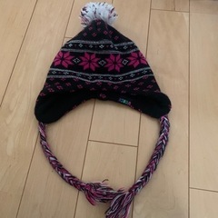 女の子　冬用帽子の画像