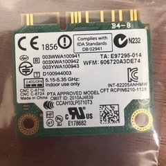 Intel 無線LAN WiFi ネットワークカード　新品の画像
