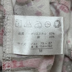 ◼︎GLOOMY グル〜ミ〜 丸首 ロンT Mサイズ 顔柄 グルーミー 長袖Tシャツ レディース 中古 古着の画像