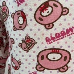 ◼︎GLOOMY グル〜ミ〜 丸首 ロンT Mサイズ 顔柄 グルーミー 長袖Tシャツ レディース 中古 古着の画像