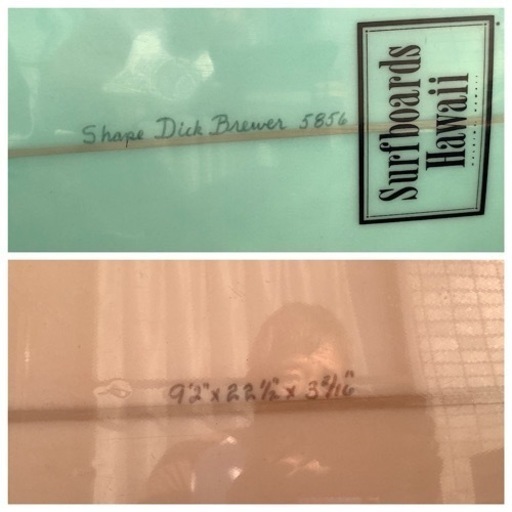サーフボード　Dick Brewer 9.2ft