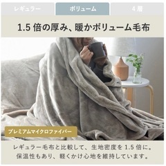 ✶美品　伝説の毛布　エコテックス　お譲りしますの画像