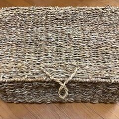 【ZARA HOME】シーグラス バスケット かご ラタン 収納