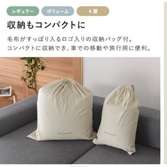 ✶美品　伝説の毛布　エコテックス　お譲りしますの画像