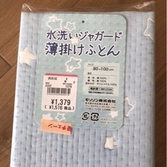 タオルケット 2枚 うす掛け布団 綿100% コットン 新品 ベビーの画像