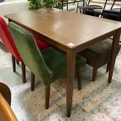 【愛品館 江戸川店】ベンチ ダイニングテーブル4点セット ID:152-008911-007