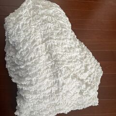 IKEA  OFELIA ブランケット白