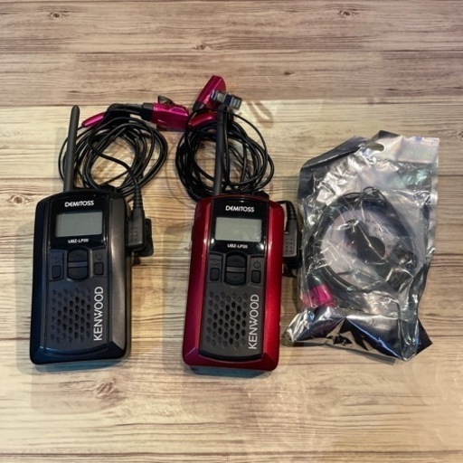 12月7日受け取りの方値下げKENWOOD DEMITOSS無線機　トランシーバー