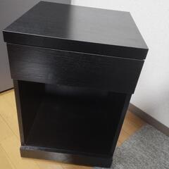 サイドテーブル　引出し付きの画像
