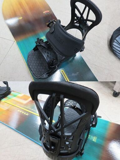 kissmark/キスマーク HYBRID CAMBER/SLOT ハイブリッドキャンバー/スロット 155cm ビンディング/ケース付き 中古