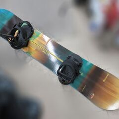 kissmark/キスマーク HYBRID CAMBER/SLOT ハイブリッドキャンバー/スロット 155cm ビンディング/ケース付き 中古