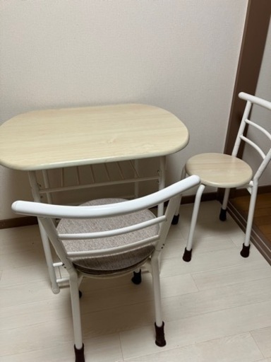 受け渡し決まりました！テーブルセット
