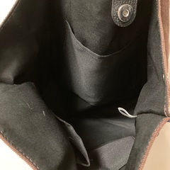 トートバッグ コーデュロイ 2way ブラウンの画像