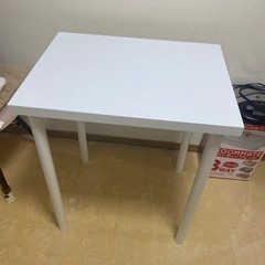 【ほぼ新品未使用】デスク　白