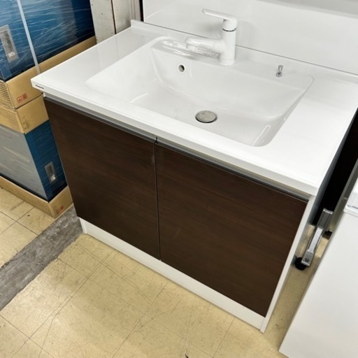 【新築外し未使用品】パナソニック☆ C-Line洗面化粧台☆3面鏡☆W900☆シャワー水栓 23年製 新築外し未使用品】パナソニック☆ C-Line洗面化粧台☆3面鏡☆W900