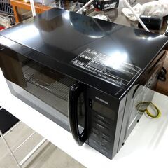 アイリスオーヤマ 2023年 電子レンジ PMG-T179-B 17L ターンテーブル ヘルツフリー 単機能 全国対応 ブラック/黒 キッチン 家電 札幌市 中央区 南12条の画像
