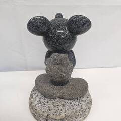 ミッキー&ミニーの石像セット