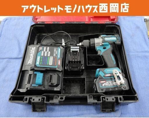 マキタ 40Vmax 充電式ドライバドリル DF001G 充電器 バッテリ2個付 makita 西岡店