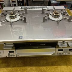 【愛品館江戸川店】Rinnai　都市ガス用ガステーブル　2021年製　 ラクシエプライム RTE65VAGP-GR 12A13A · 　 ID：133-034407-007