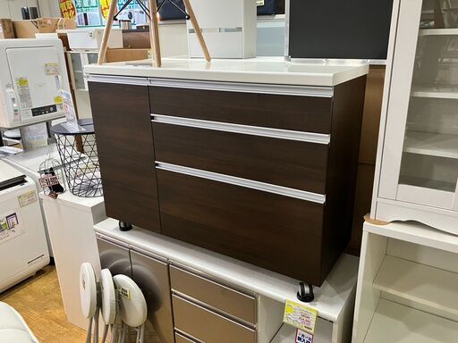 4/14値下げいたしました！Pamouna パモウナ キッチンカウンター 食器棚