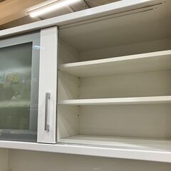 12/4値下げしました！ 松田家具 2面レンジボード 食器棚 ホワイト