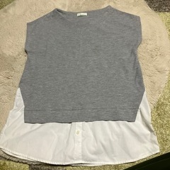 松山決まりました　カットソーM